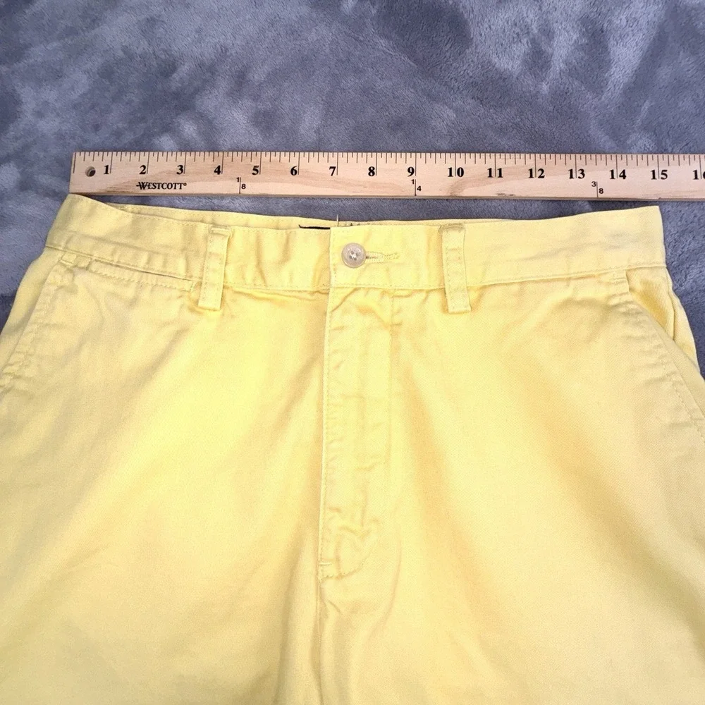 Polo Ralph Lauren Prospect Chino Shorts Yellow Men's 30 Classic Fit Cotton 9